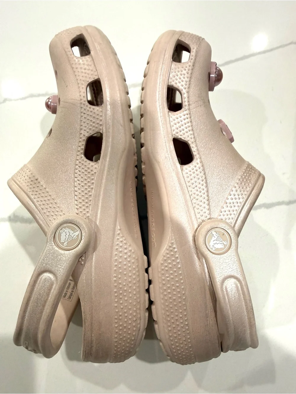 Gemstone Shimmer Crocs-Size J4